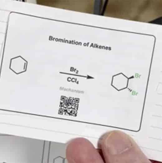 picture of a flashcard which can be printed from a pdf and glued onto an index card available on master organic chemistry